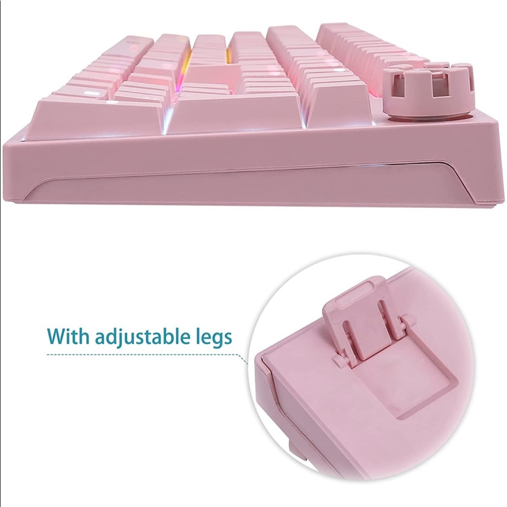 Pink Mechanical Keyboard - Picture 7 of 7
